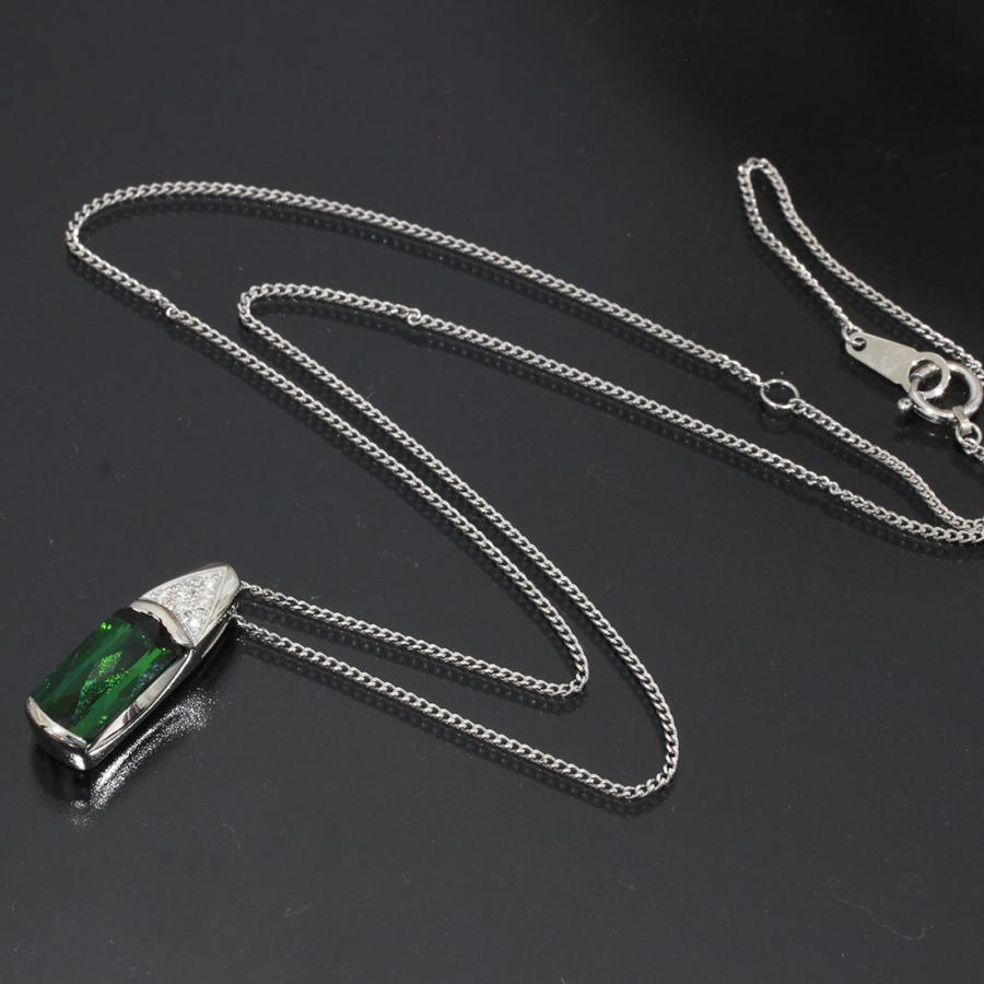 TASAKI（タサキ） グリーントルマリン2.9ct ダイヤモンド0.04ct