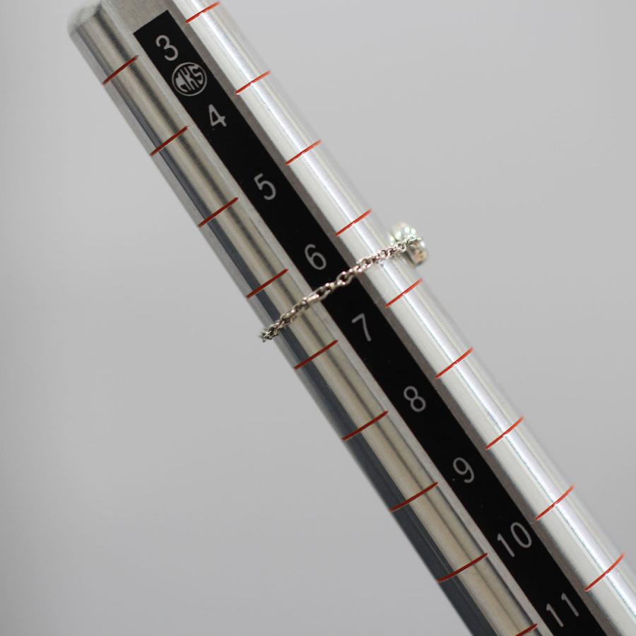 ティファニー 指輪 バイザヤードリング アクアマリン 6.5号 SV925