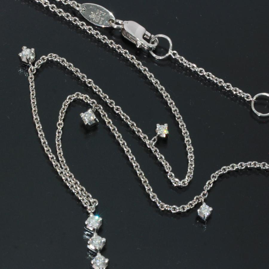スタージュエリー ネックレス ダイヤ0.26ct 18Kt 3.6g E0081 : e0081  
