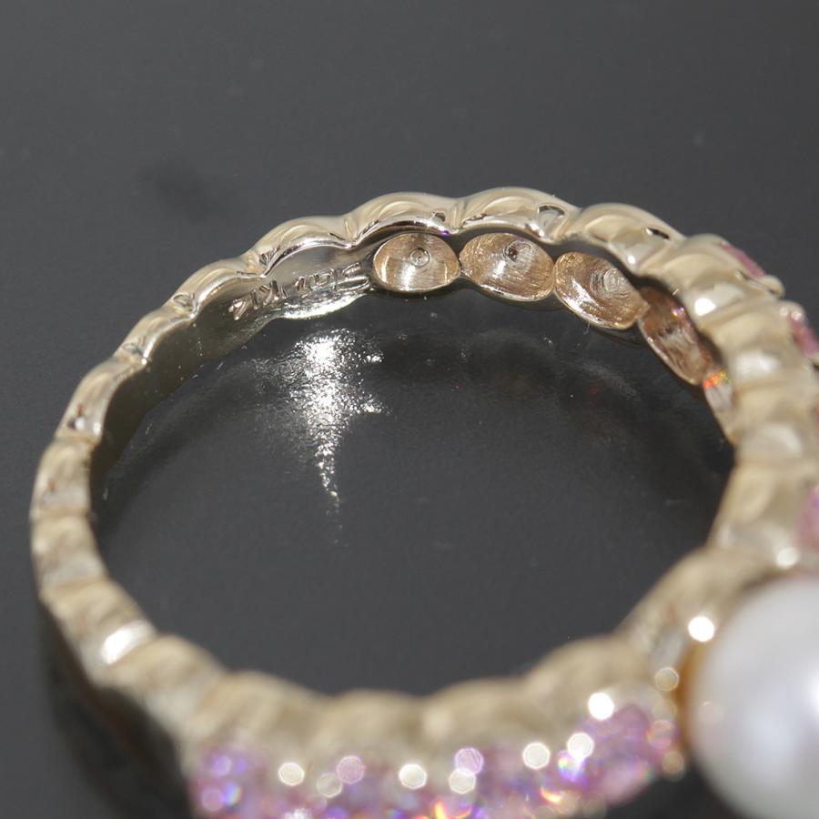 スタージュエリー STAR JEWELRYパールデザインリング 約11号 STAR JEWELRY スタージュエリー アコヤパール6mm リング 11号 K14
