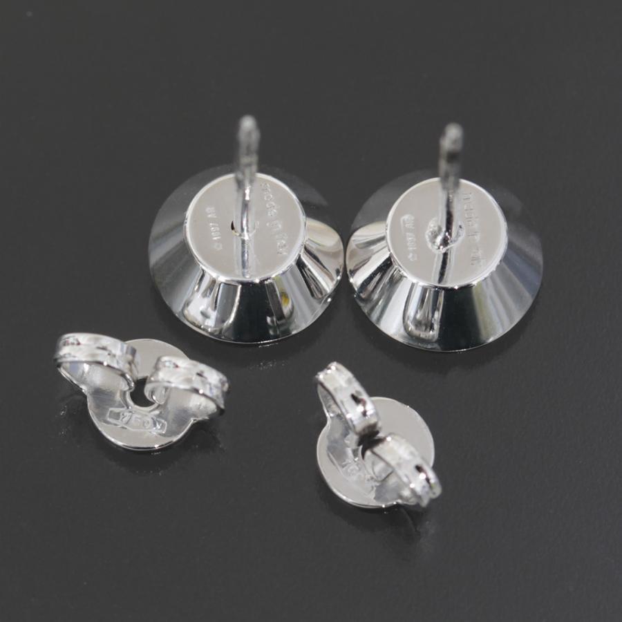 GUCCI グッチ ホワイトゴールド ピアス 750 K18 3.4g E0520