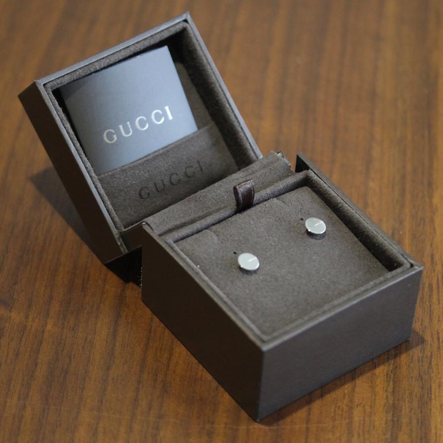 グッチ 18k ホワイトゴールド ピアス GUCCI グッチ ピアス 18金 K18ホワイトゴールド レディース 中古