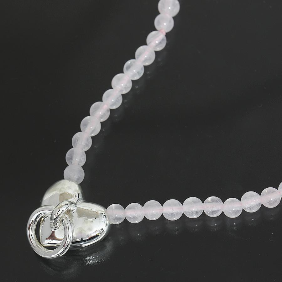 TIFFANY&Co.（ティファニー） ローズクオーツ ネックレス シルバー925