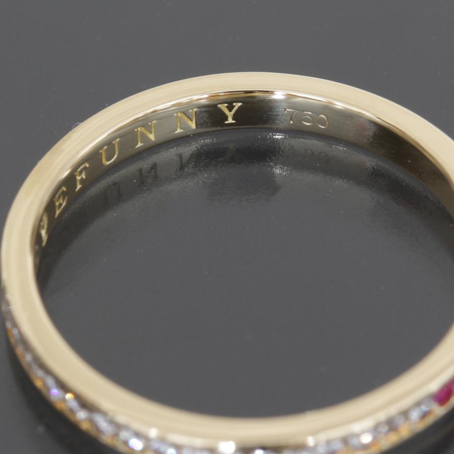 EYEFUNNY（アイファニー） フルエタニティリング 9号 スマイル K18YG