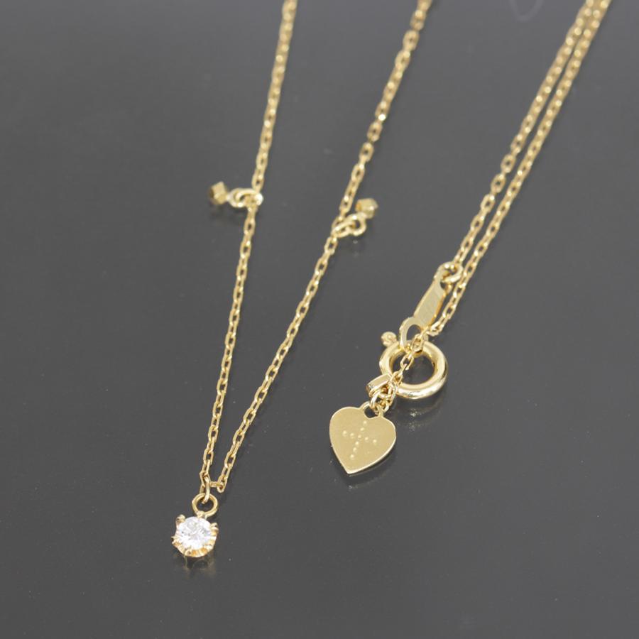 AHKAH アーカー ダイヤ ネックレス K18YG E0775 : Jewery&Brand NEONET 