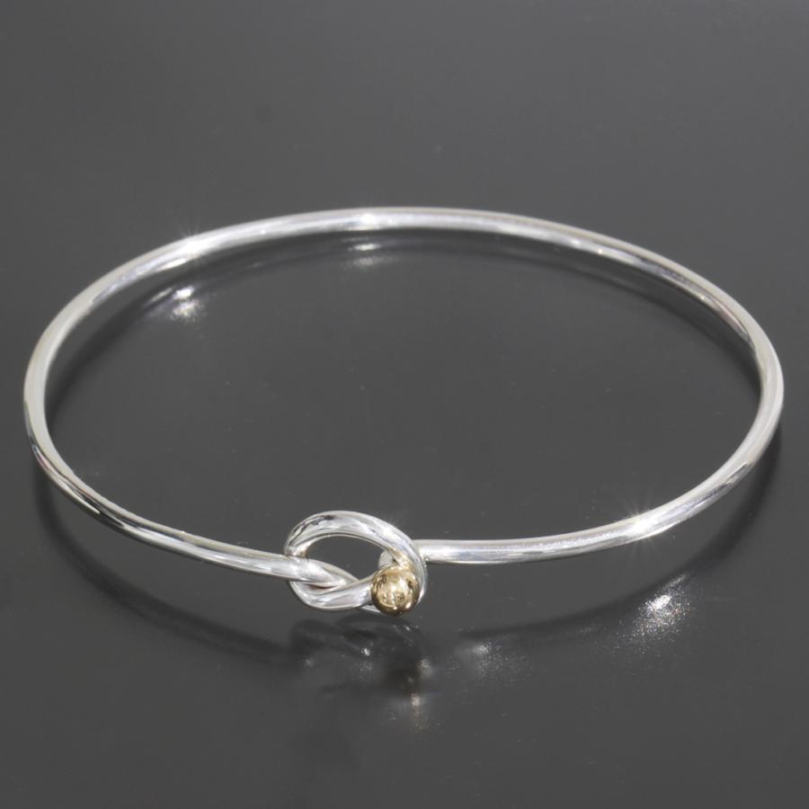 ティファニー Tiffany&Co. フックアンドアイ コンビ ブレスレット 17cm 
