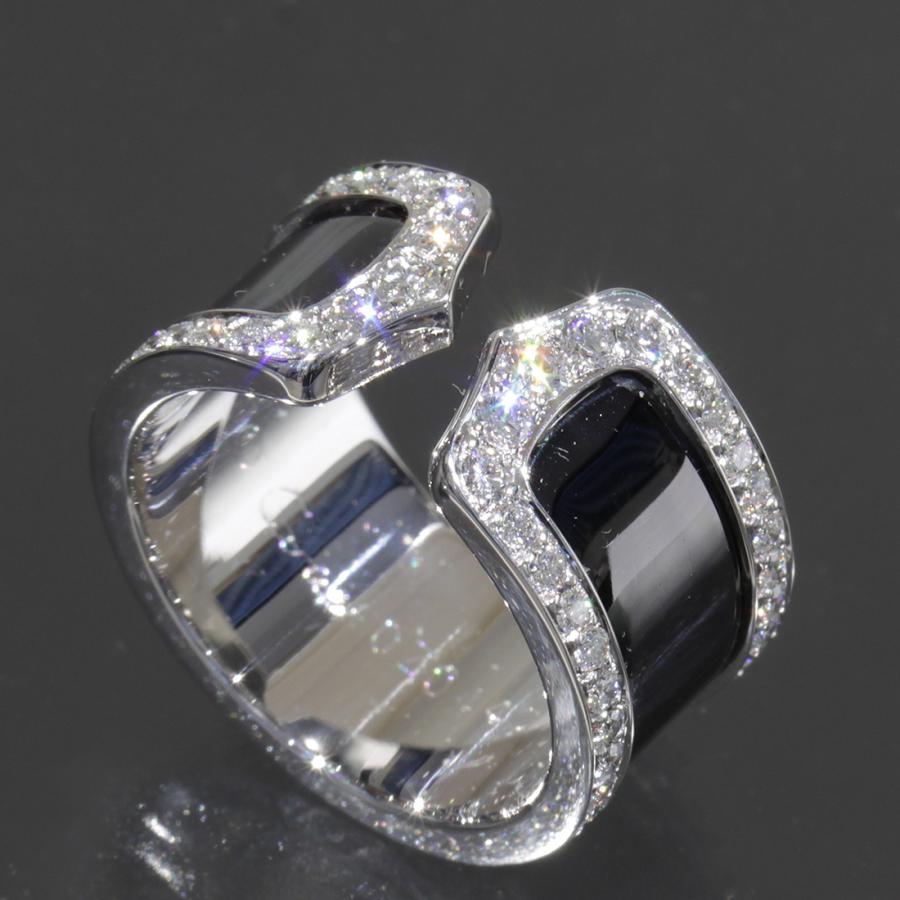 Cartier（カルティエ） Cartier C2 フルエッジ ダイヤ リング 49 K18WG