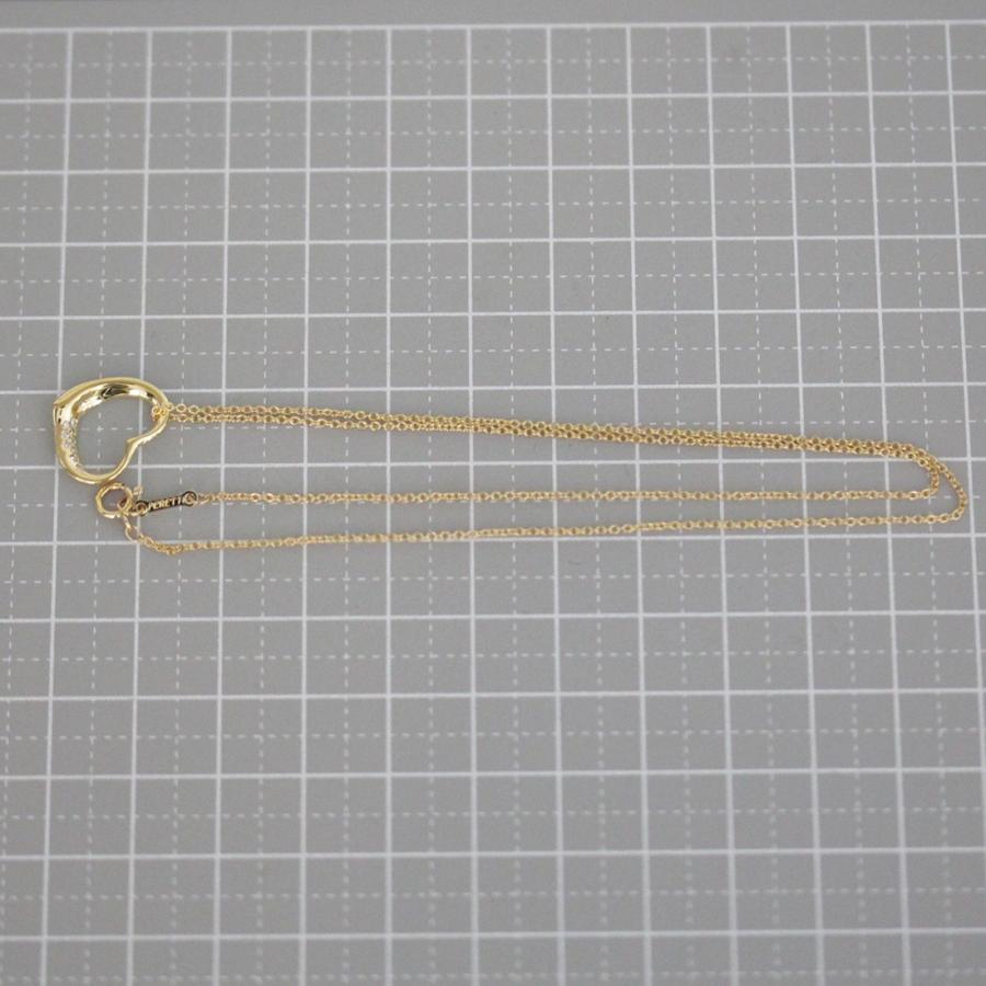 ティファニー Tiffany＆Co. オープンハート ダイヤ ネックレス 41cm