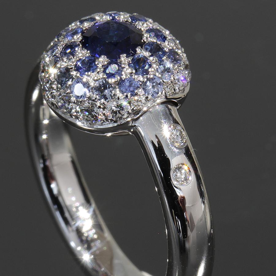 CHANEL（シャネル） サファイヤ ダイヤリング 9号 K18WG 750