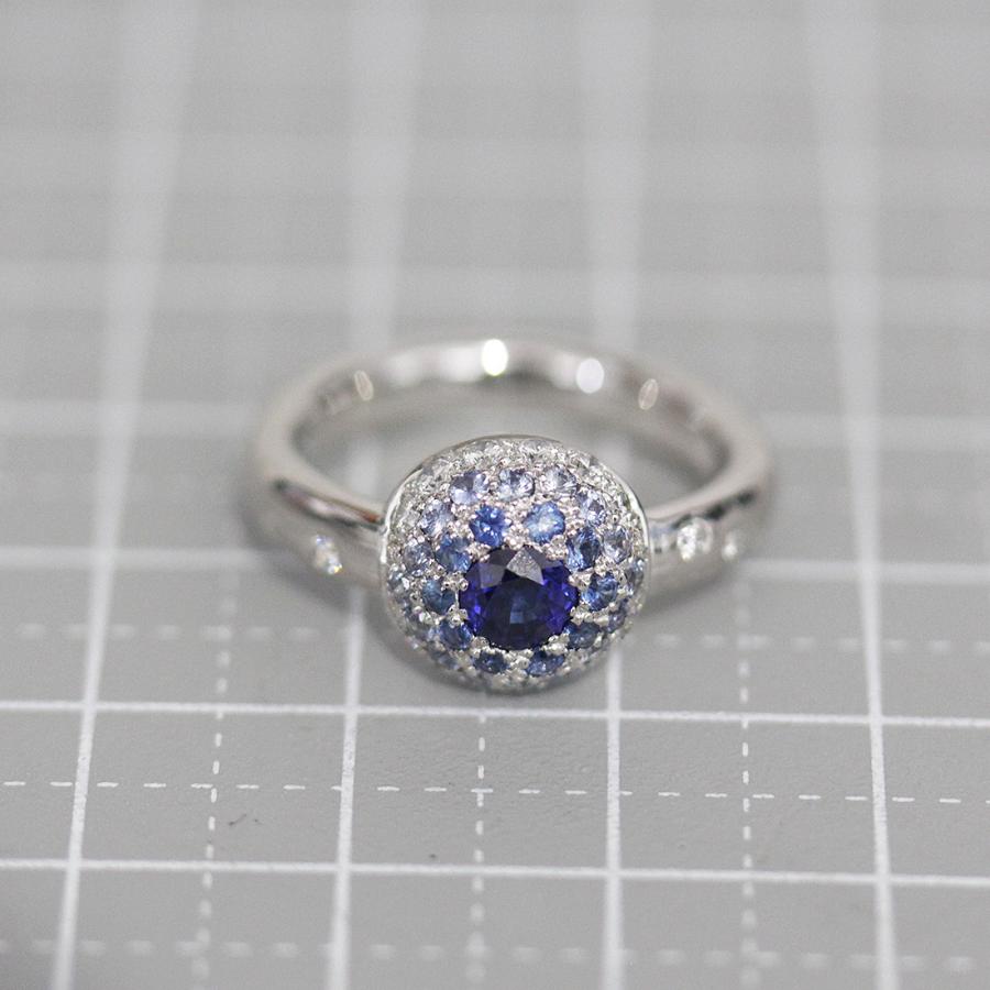 CHANEL（シャネル） サファイヤ ダイヤリング 9号 K18WG 750