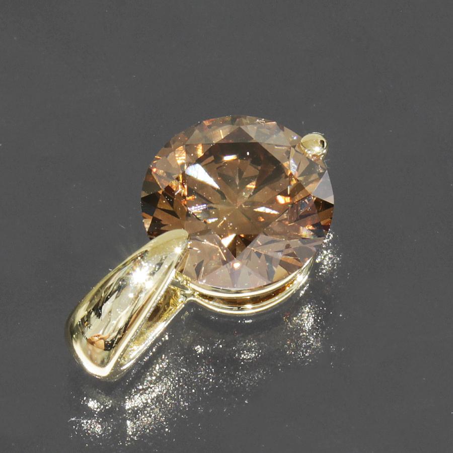 MIKIMOTO（ミキモト） 大粒ブラウンダイヤ1.42ct ペンダントトップ