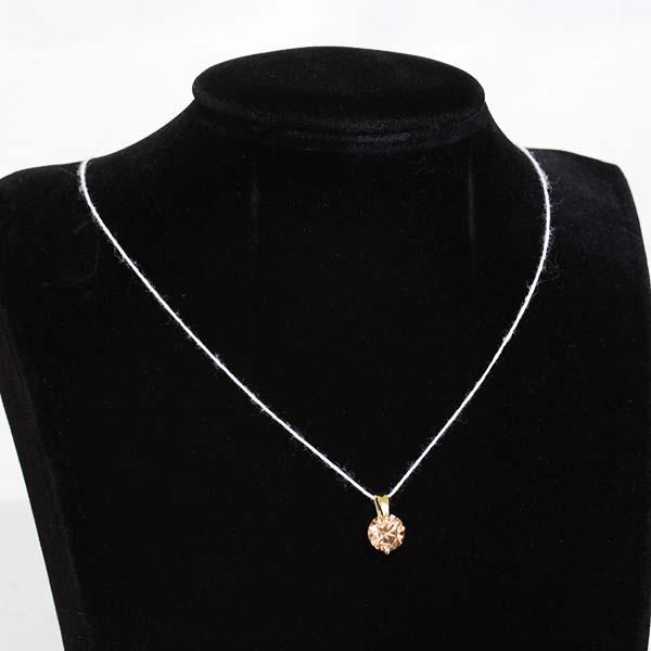 MIKIMOTO（ミキモト） 大粒ブラウンダイヤ1.42ct ペンダントトップ