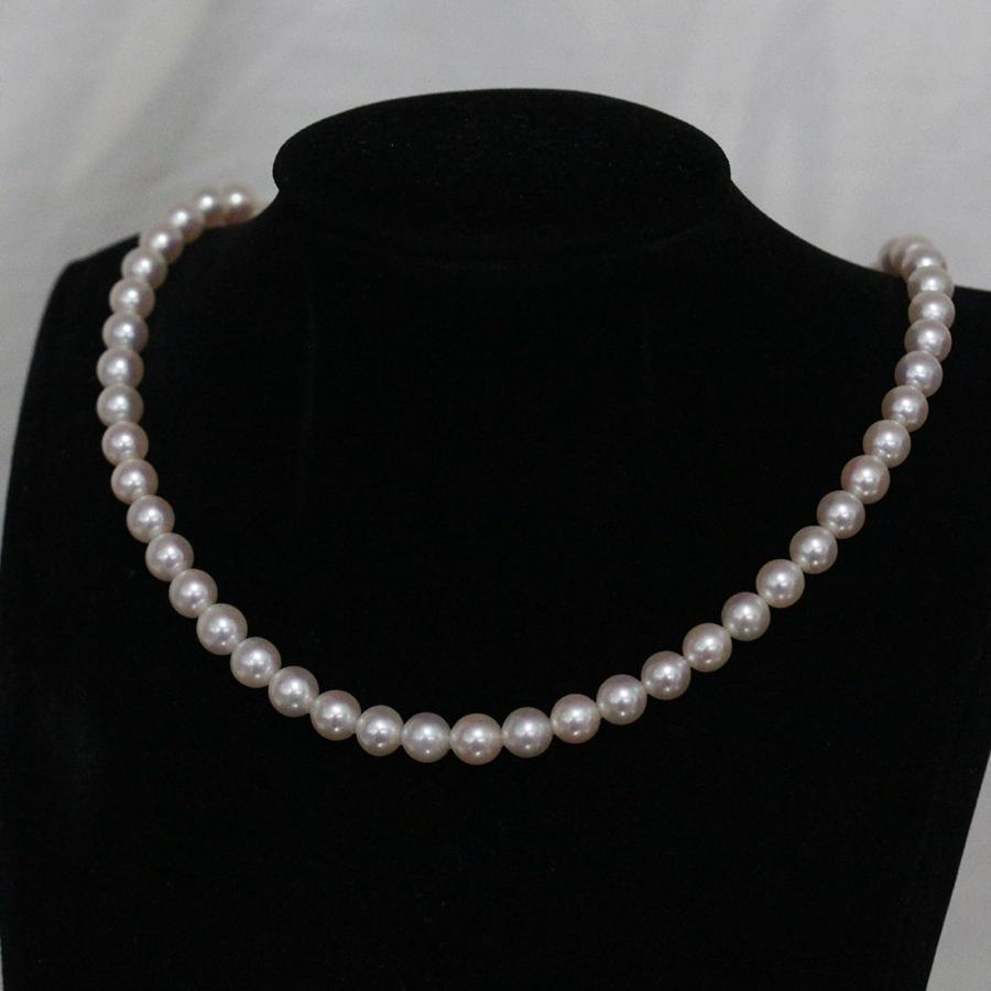 TASAKI（タサキ） アコヤパール 6mm玉 ネックレス 38cm シルバー留め具