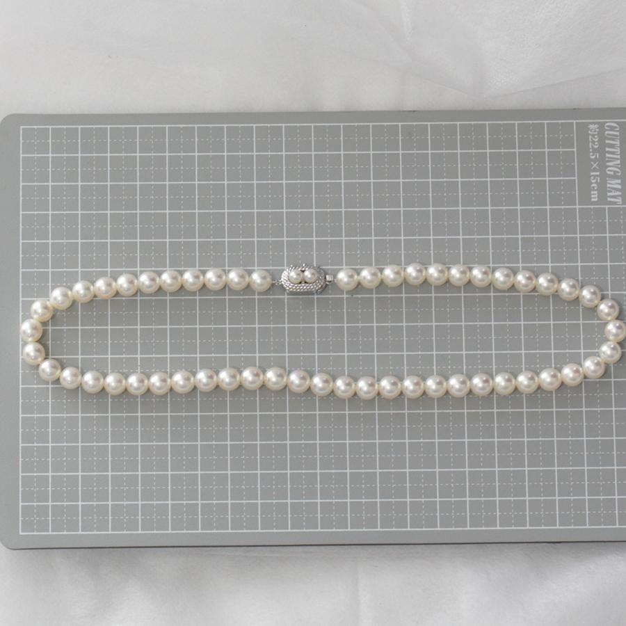 TASAKI（タサキ） 糸交換済 ネックレス アコヤパール7.5mm玉 43cm 