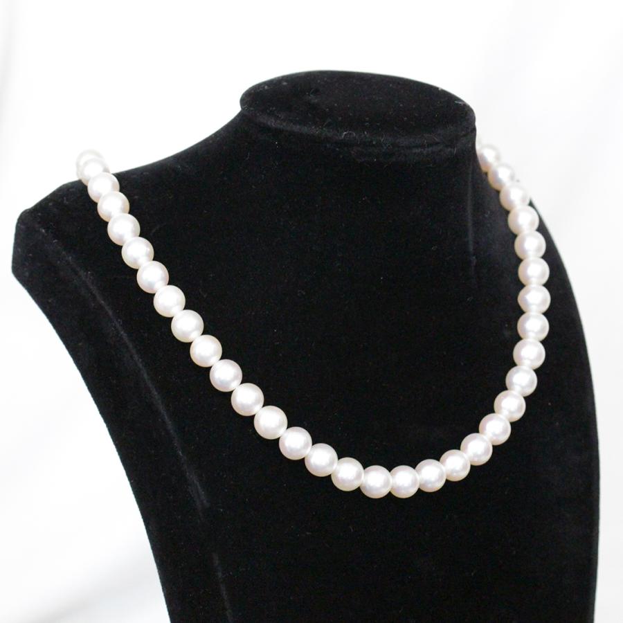TASAKI（タサキ） 糸交換済 ネックレス アコヤパール7.5mm玉 43cm 