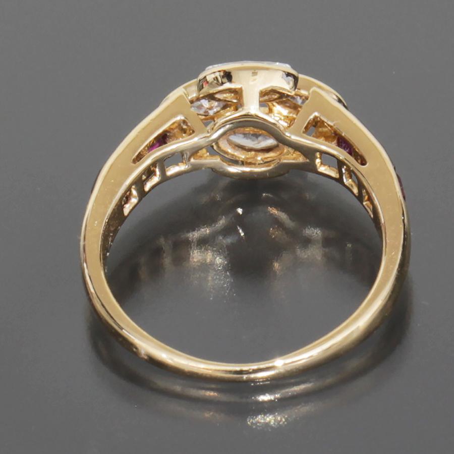 CHAUMET（ショーメ） ダイヤ ルビー リング 10.5号 K18YG 激レア