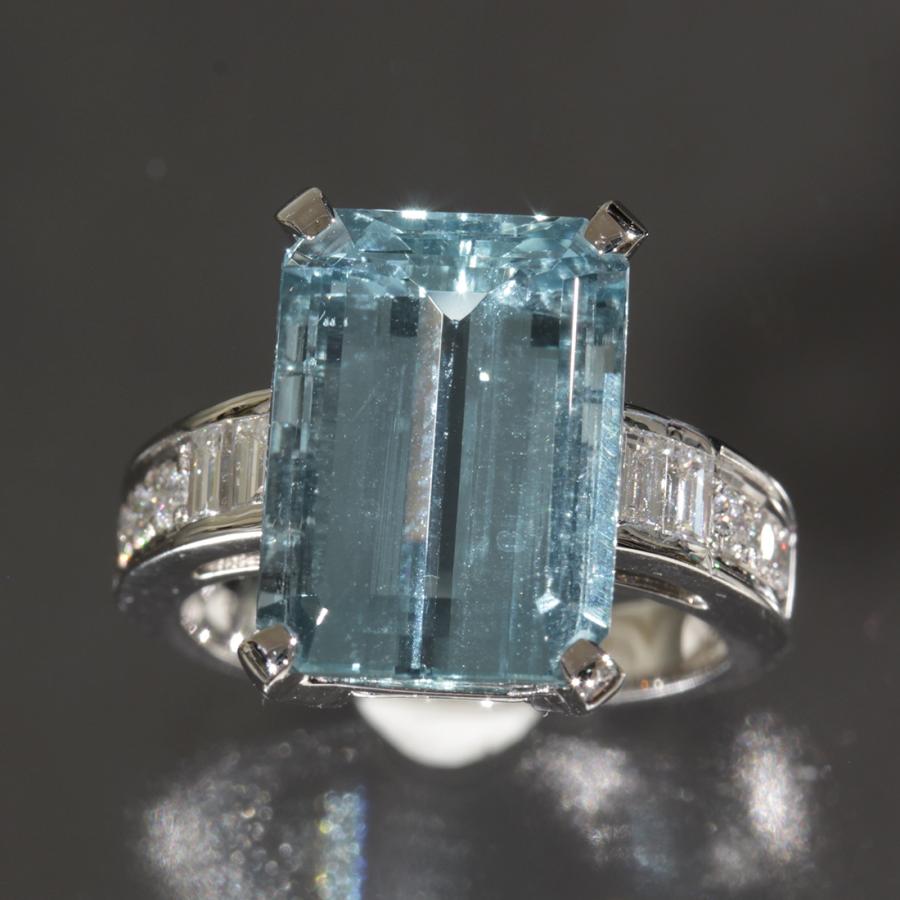 yasuhide ono 18kリング アクアマリン 11号 yasuhide ono 18kリング アクアマリン 11号 yasuhide ono 18kリング