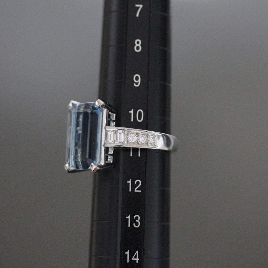 ヴィンテージ アクアマリン リング 11号 1950年代 卸売 通販ファッション - ヴィンテージ アクアマリン リング 11号 1950年代