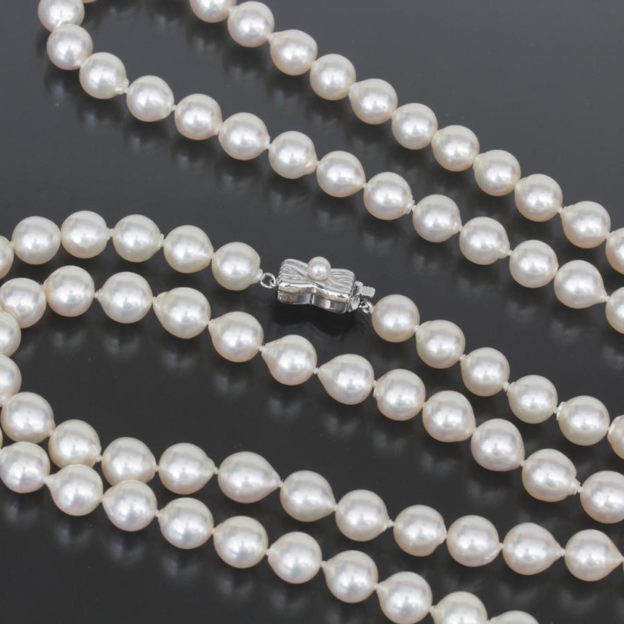 TASAKI 真珠 ベビーパール二重巻きタサキベビーパールロング