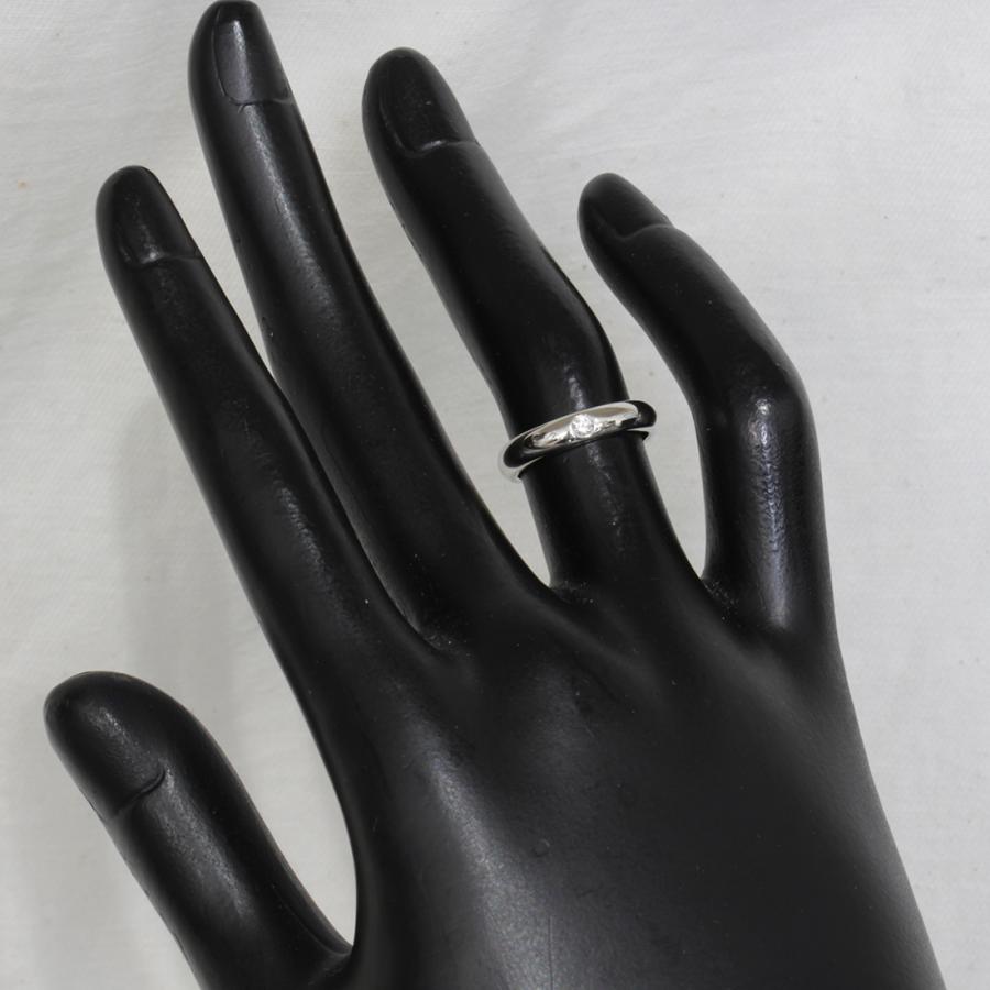 Cartier（カルティエ） ウエディングバンドリング 1Pダイヤ 7号(47) 箱