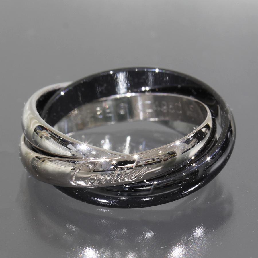 Cartier カルティエ トリニティリング 17.5号(58)Au750 PD950 Cartier カルティエ トリニティリング 17.5号(58)Au750 PD950