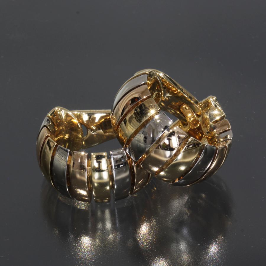 メルちゃん カルティエピアス 激レア カルティエ Cartier スリーカラー ピアス Au750 K18YGPGWG 27.8