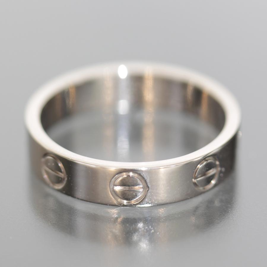 カルティエ　ミニラブ　リング　47 750(YG) Cartier カルティエ 750YG ミニラブリング #46 約6号 2.8g 指輪