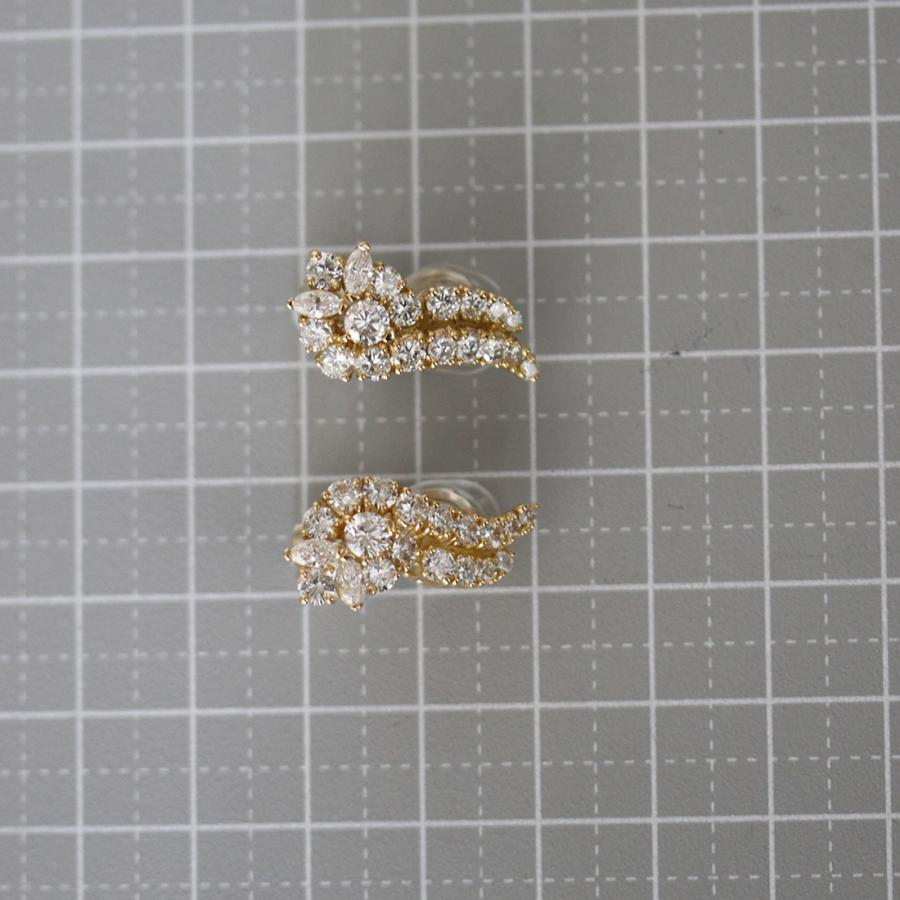 MORABITO モラビト ダイヤ イヤリング K18YG 18KT 10.3g ピアス  