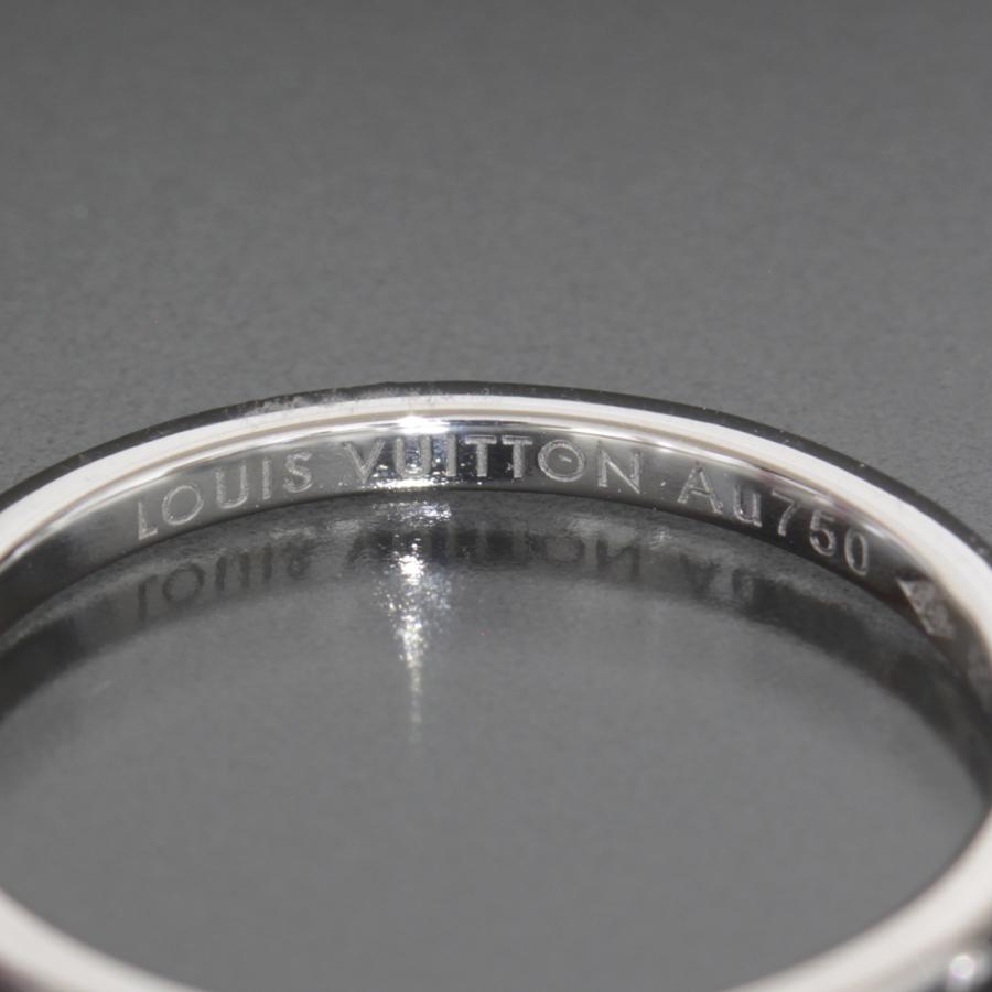 ルイヴィトン ミニバーグ アンプリーズ リング 17.5号 K18WG 2.5g 指輪  