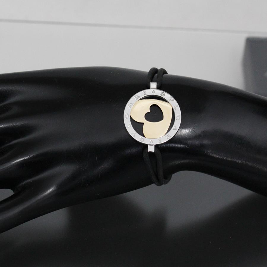 ブルガリ BVLGARI トンドハート ブレスレット K18×Steel E1571 : e1571  