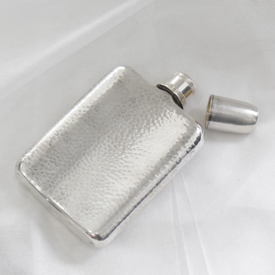 スキットル SILVER950 シルバー ボトル キャンプ 水筒 E1586 スキットル SILVER950 シルバー ウィスキーボトル 酒器 携帯 キャンプ