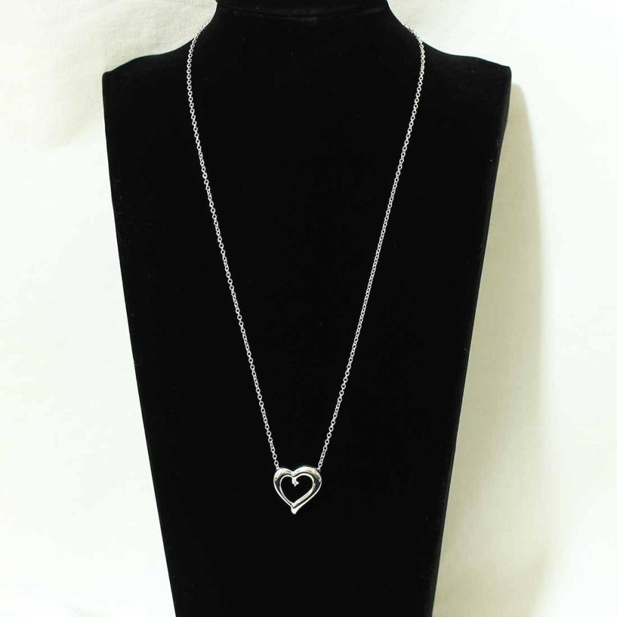 TASAKI オープンハートネックレス TASAKI 田崎真珠 タサキ 真珠1珠 オープンハート スターリング