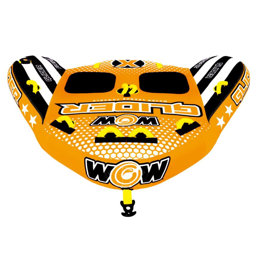 トーイングチューブ WOW/ワオ 2人乗り グライダー 3点セット バナナボートの画像