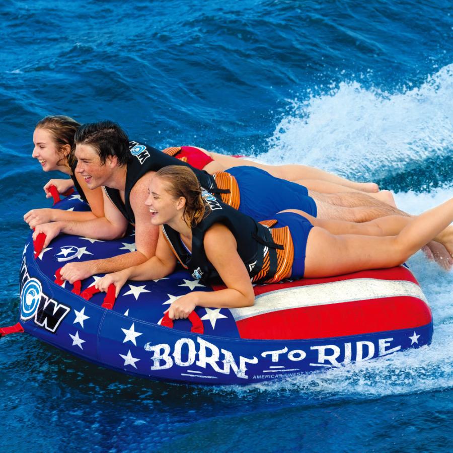 トーイングチューブ WOW/ワオ 3人乗り ボーントゥライド 2点セット  