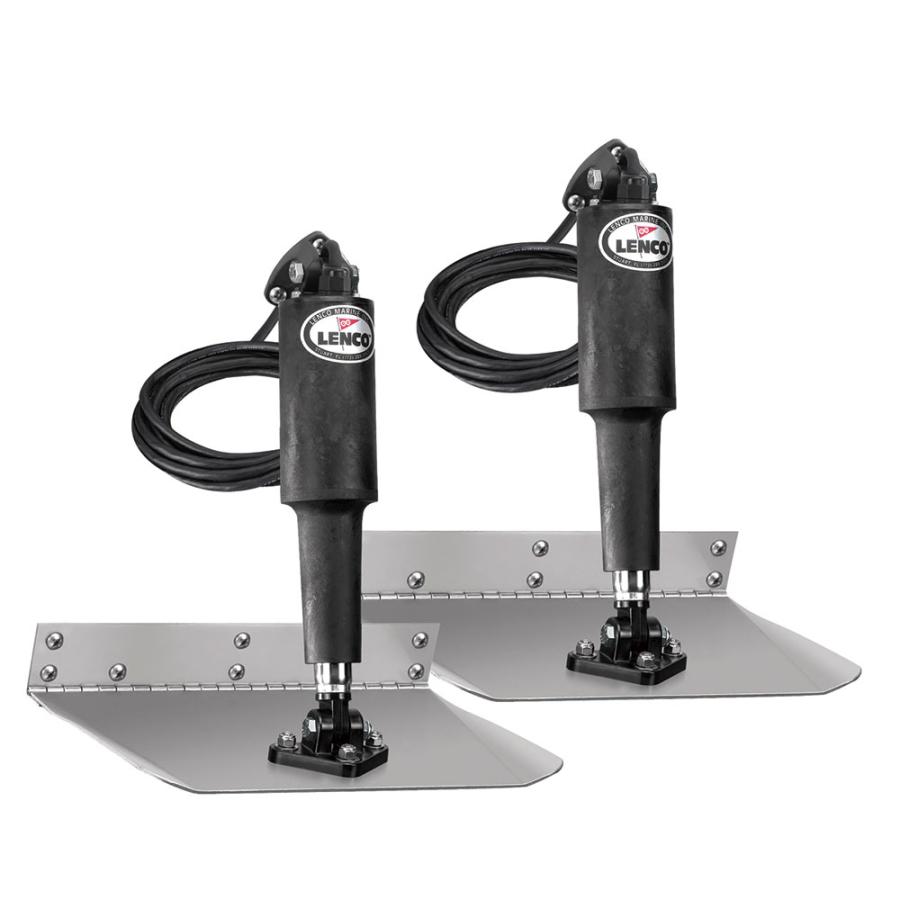 LENCO(レンコ) 電動トリムタブキット 9×18インチ 22-30ft 12V : 30053 