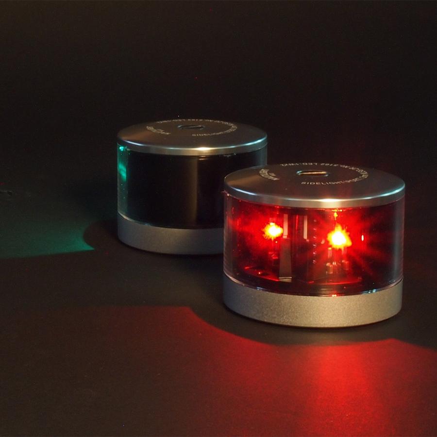航海灯 LED 第二種 白灯 ＆ 両色灯 2個セット 伊吹工業 小型船舶検査