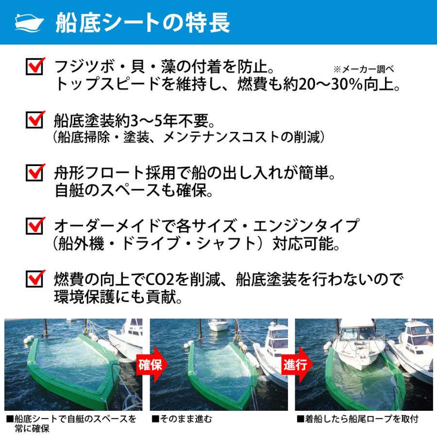 船底シート Lサイズ ブルー 広谷商店 HIROTANI フジツボ 貝 藻
