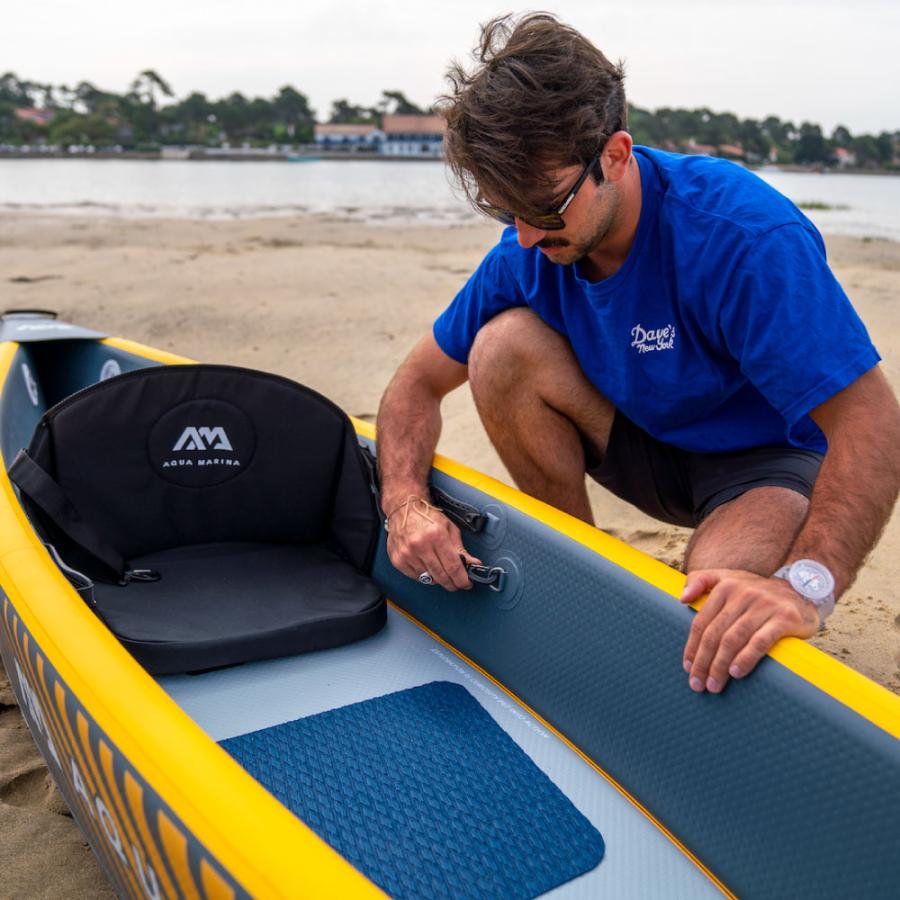 KAYAK インフレータブルカヤック AQUA MARINA アクアマリーナ Tomahawk AIR-K 375 トマホーク AIR-K375-A 1人乗りの画像