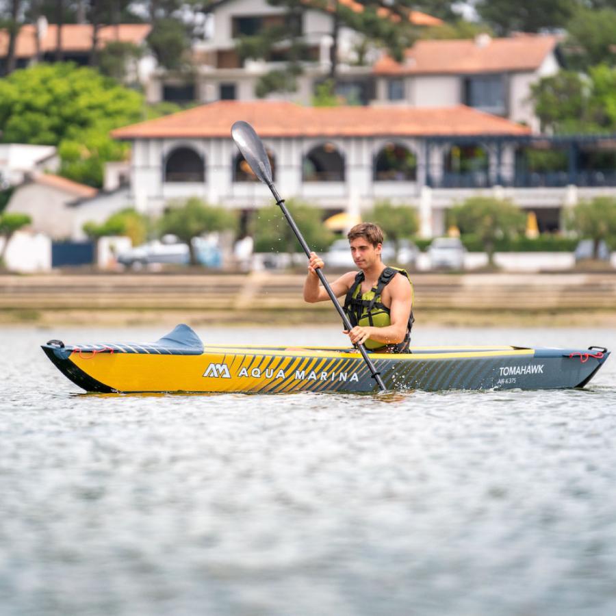 KAYAK インフレータブルカヤック AQUA MARINA アクアマリーナ Tomahawk AIR-K 375 トマホーク AIR-K375-A 1人乗りの画像
