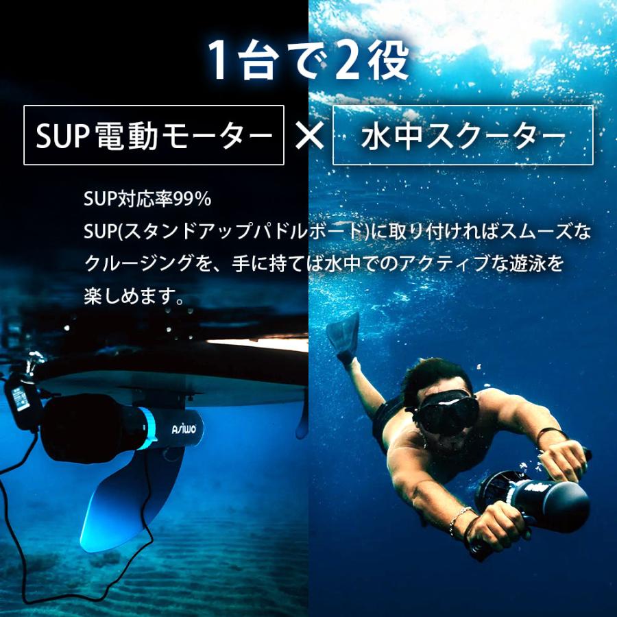 電動水中スクーター SUP電動モーター ASIWO アシウォ U1 ASW-U1