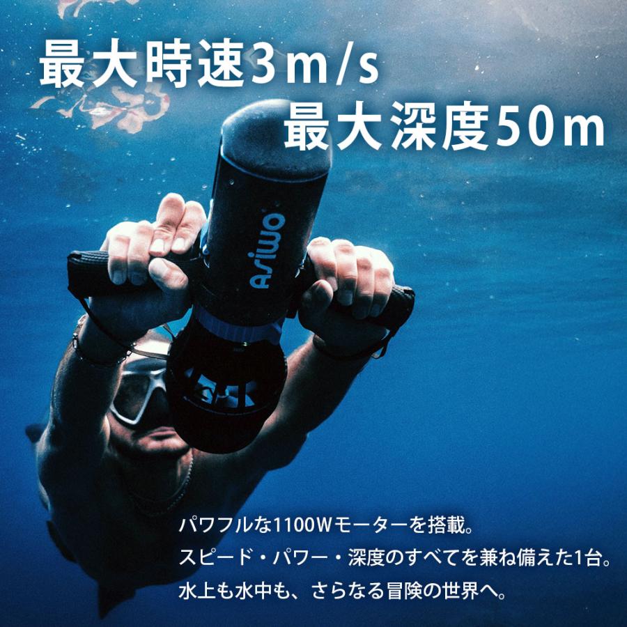 電動水中スクーター SUP電動モーター ASIWO アシウォ U1 ASW-U1