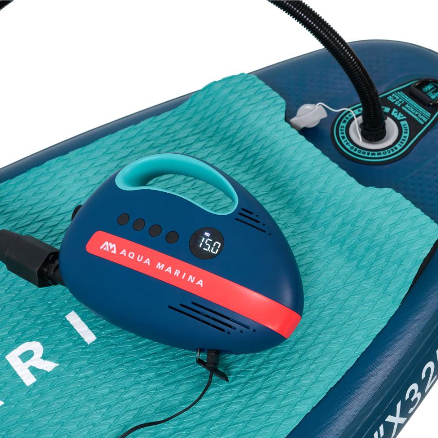TURBO ターボ 12V 電動ポンプ AQUA MARINA(アクアマリーナ) スタンドアップパドルボード用 20psi B0303926