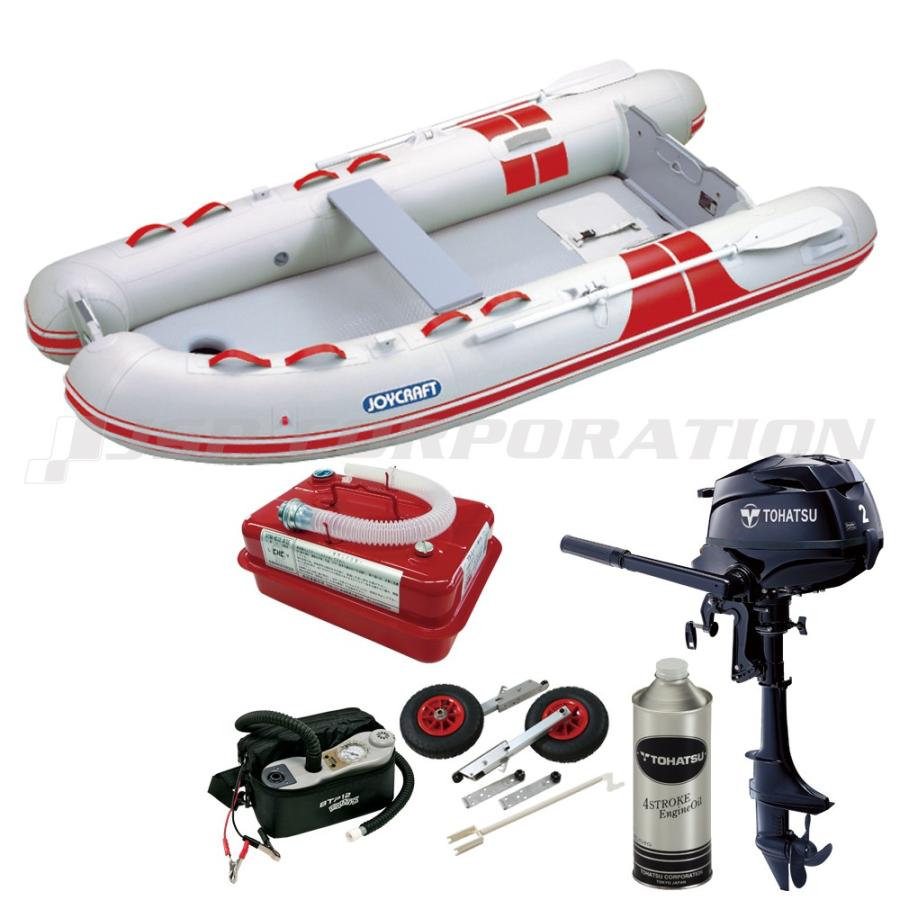 s 315 19 わくわくスーパーセレクション Ssセット トーハツ2馬力船外機 予備検査なし エンジン架台なし 4人乗り ゴムボート ジョイクラフト 釣り Www News Gov Mv