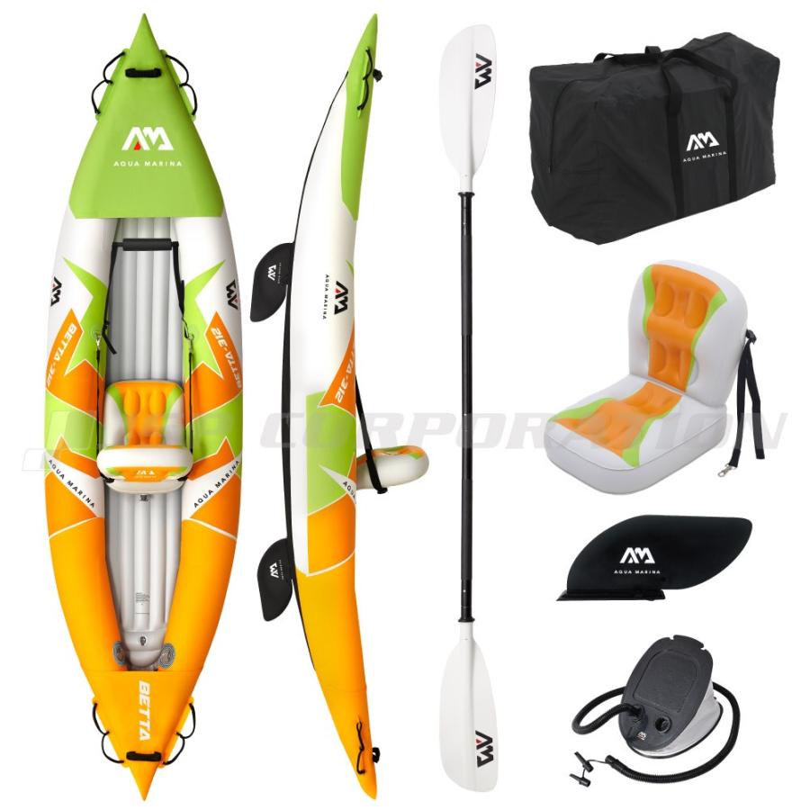 限定価格セール カヤック インフレータブル Betta ベッタ 1人乗り Aqua Marina アクアマリーナ Sup アウトドア 釣り ゴムボート ビニール 空気注入式 新版 Artrwanda Rw
