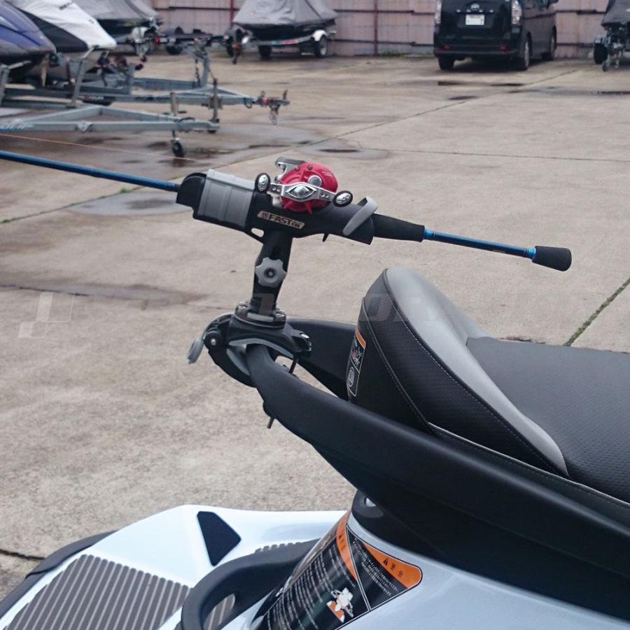 ジェットスキーに最適】BORIKA(ボリカ) クランプロットホルダーグレー