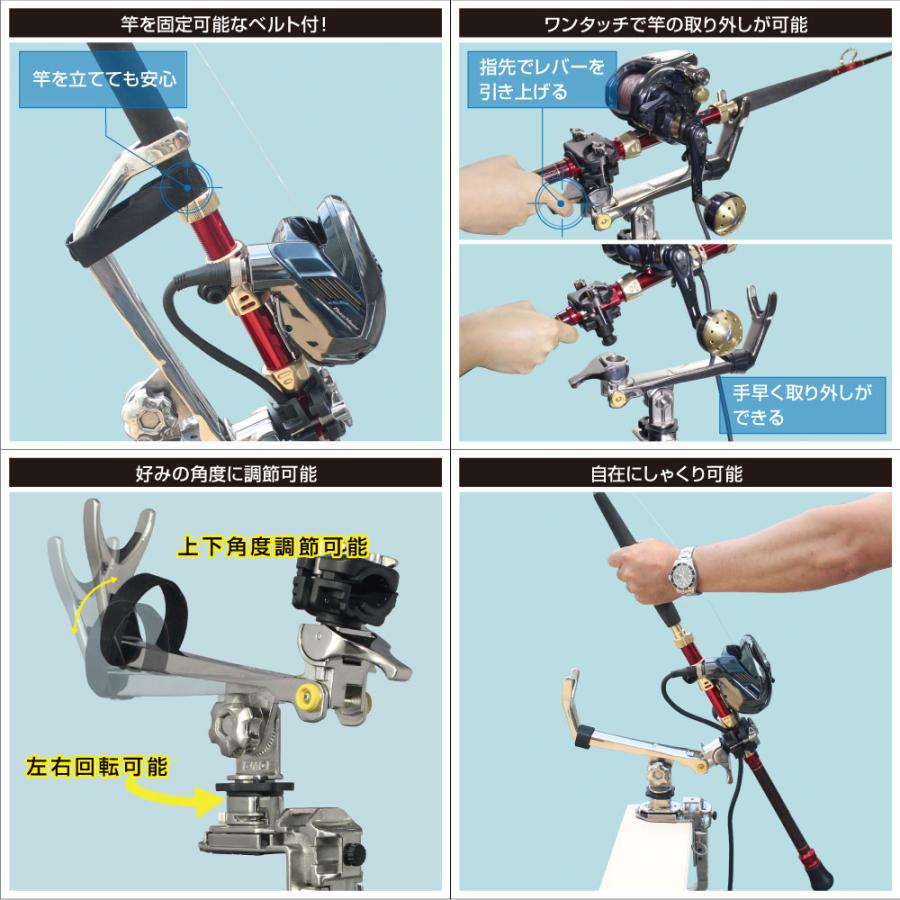 BMOフィッシングギア 極みグリップ ミドルヘビー (船釣り用万力セット) 【極みシリーズ】