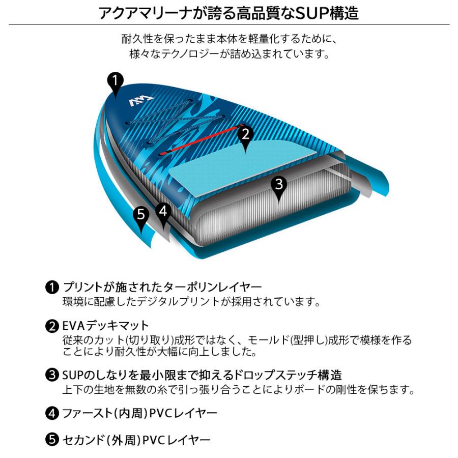 AQUA MARINA（アクアマリーナ） SUP サップ インフレータブル スタンド