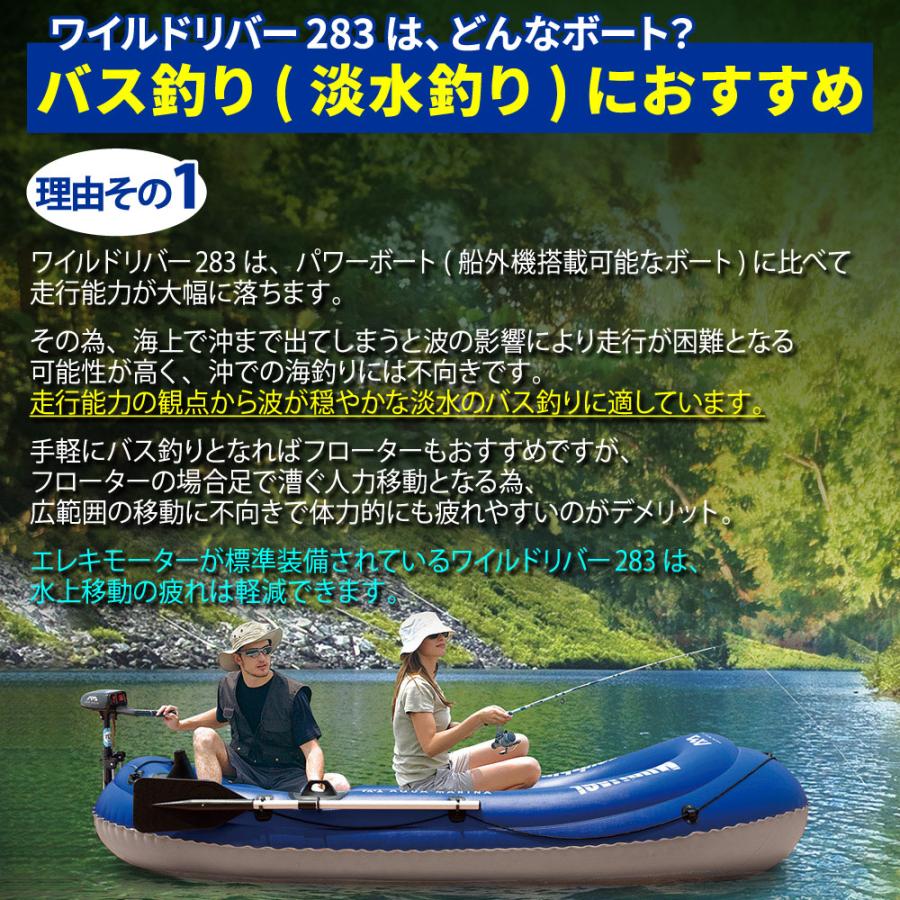 AQUA MARINA（アクアマリーナ） 2人乗り ゴムボート WILDRIVER