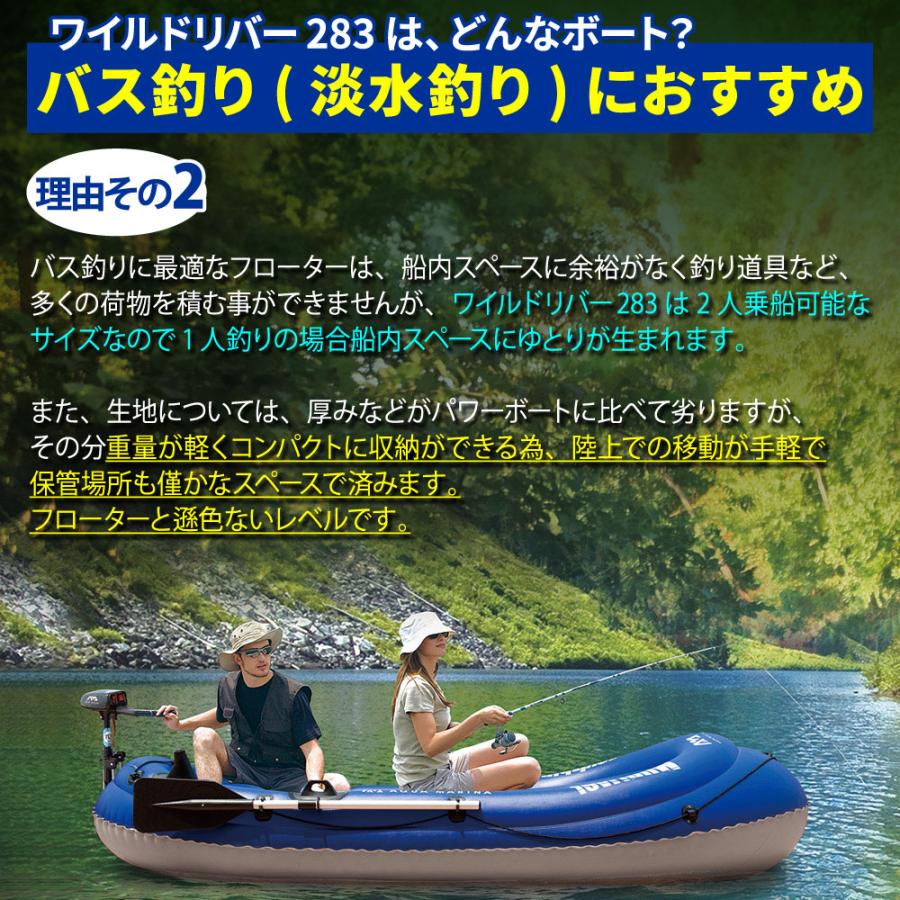 AQUA MARINA（アクアマリーナ） 2人乗り ゴムボート WILDRIVER