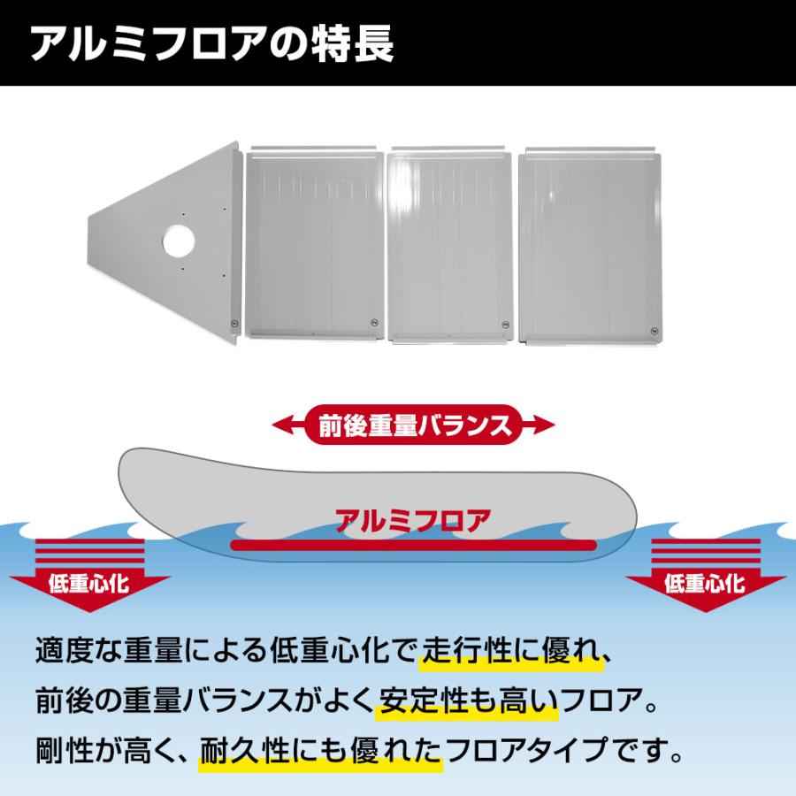 ゴムボート AQUA MARINA アクアマリーナ DELUXE デラックス277 2人乗り アルミフロア Aセットの画像